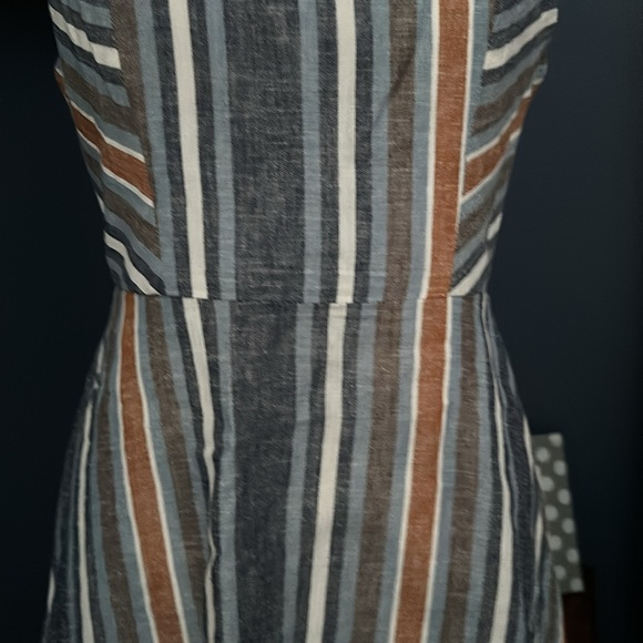 Bcbgeneration Linen Striped Dress - Picture 5 of 11